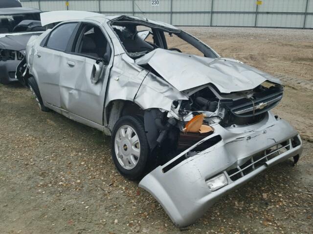 KL1TG52615B467602 - 2005 CHEVROLET AVEO LT SILVER photo 1