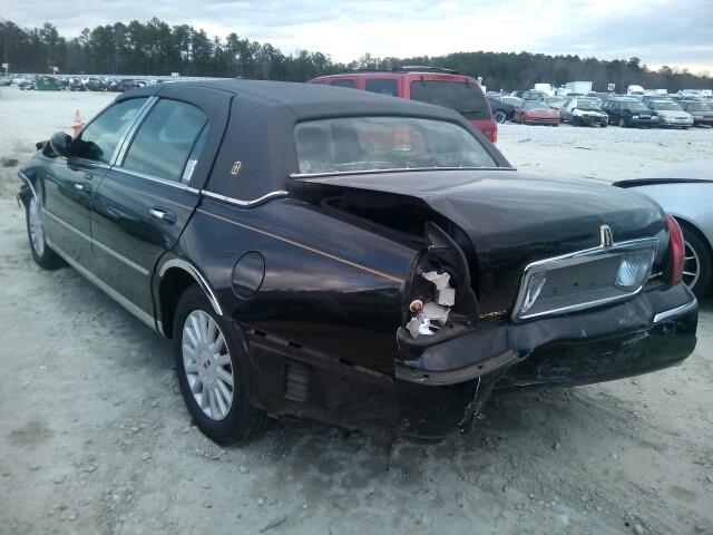 1LNHM81W35Y667402 - 2005 LINCOLN TOWN CAR S BLACK photo 3