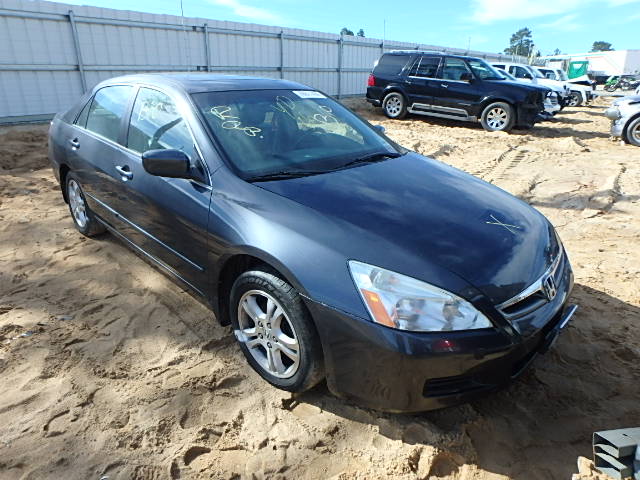 1HGCM568X7A122897 - 2007 HONDA ACCORD BLUE photo 1