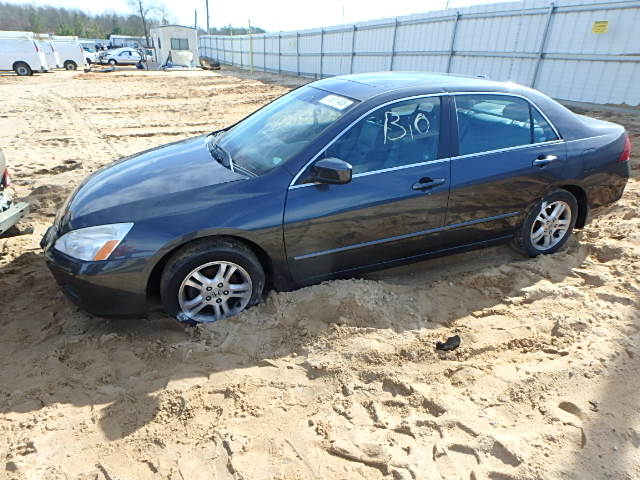 1HGCM568X7A122897 - 2007 HONDA ACCORD BLUE photo 9