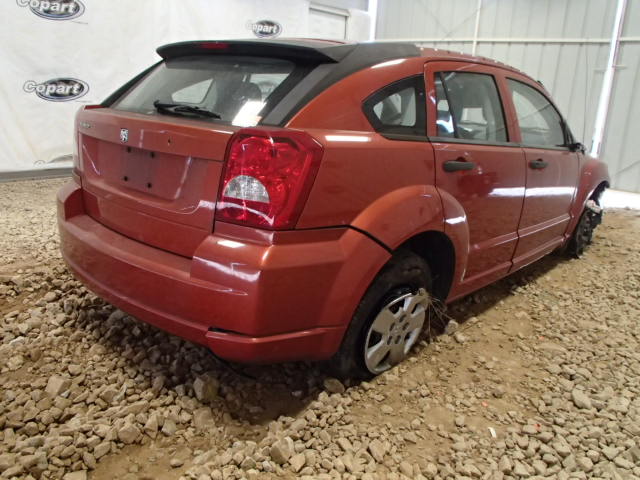 1B3HB28B58D532798 - 2008 DODGE CALIBER SE ORANGE photo 4