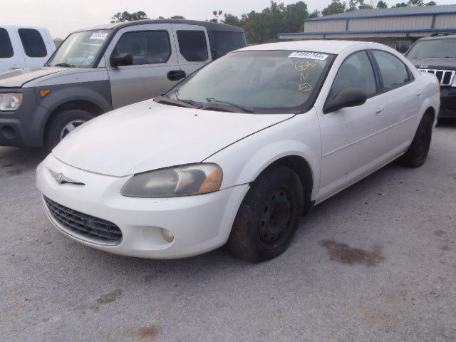 1B3EL36R72N261153 - 2002 DODGE STRATUS SE WHITE photo 2