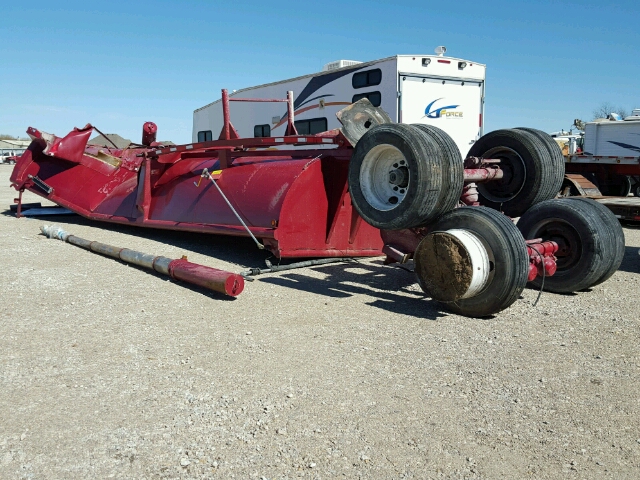 4S9W5D420FX285139 - 2015 DUMP TRAILER RED photo 3