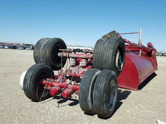 4S9W5D420FX285139 - 2015 DUMP TRAILER RED photo 4