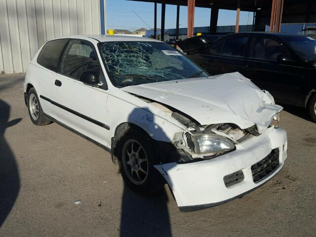 2HGEH2463SH519181 - 1995 HONDA CIVIC DX WHITE photo 1