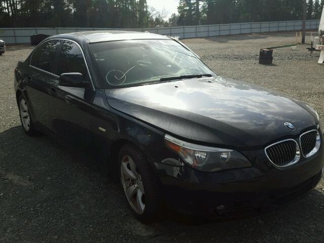 WBANE53507CW64414 - 2007 BMW 525 I BLACK photo 1