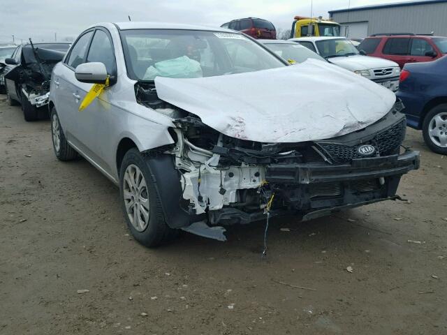 KNAFU4A21C5624156 - 2012 KIA FORTE EX SILVER photo 1