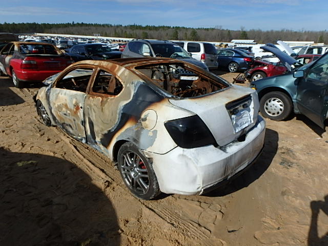 JTKDE177870175563 - 2007 TOYOTA SCION TC დამწვარი ფოტო 3