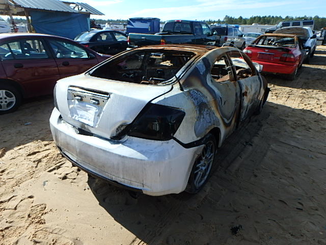 JTKDE177870175563 - 2007 TOYOTA SCION TC დამწვარი ფოტო 4