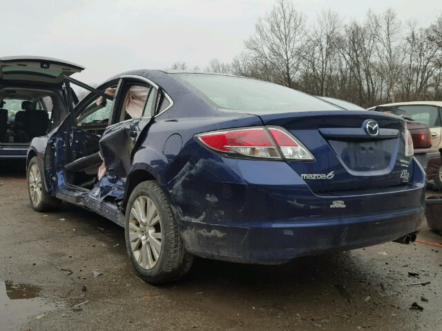 1YVHP82A995M45527 - 2009 MAZDA MAZDA6I BLUE photo 3