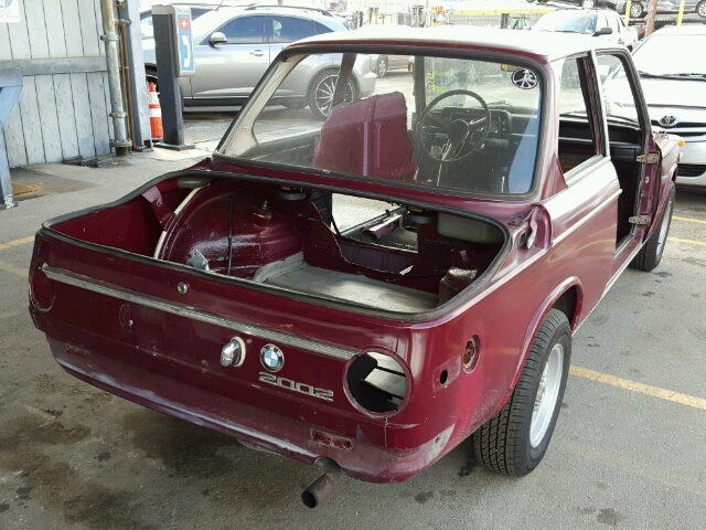 1670148 - 1970 BMW 2002 MAROON photo 4