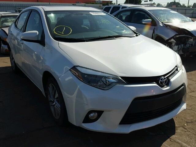 5YFBPRHE4EP118316 - 2014 TOYOTA COROLLA EC WHITE photo 1