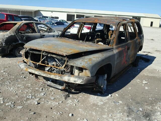 1B4HS28Z5YF159999 - 2000 DODGE DURANGO BURN photo 2