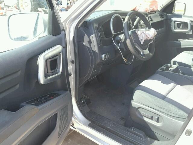 2HJYK16416H539806 - 2006 HONDA RIDGELINE SILVER photo 9