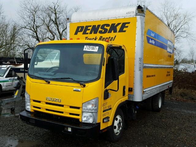 JALC4W161D7000169 - 2013 ISUZU NPR HD YELLOW photo 2