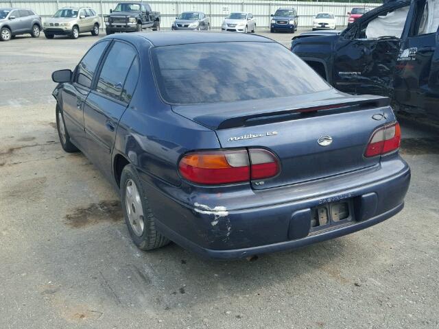 1G1NE52J616169960 - 2001 CHEVROLET MALIBU LS BLUE photo 3