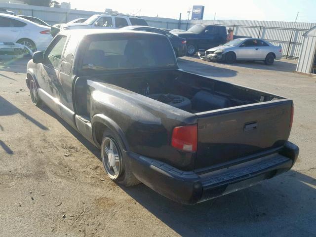 1GTCS19W1Y8139331 - 2000 GMC SONOMA BLACK photo 3