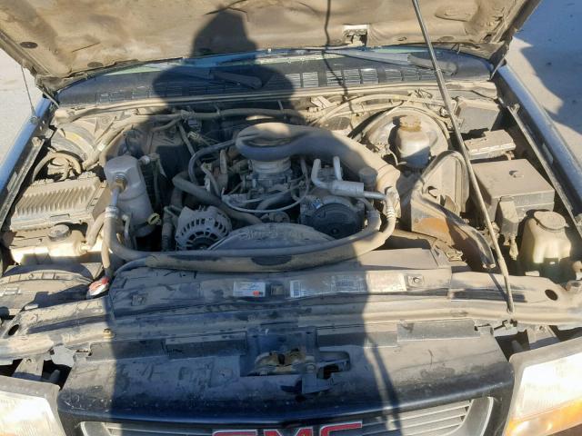 1GTCS19W1Y8139331 - 2000 GMC SONOMA BLACK photo 7