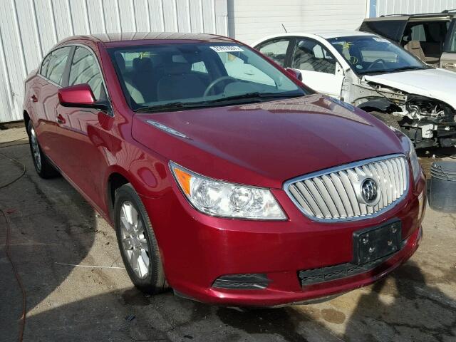 1G4GB5EG4AF277739 - 2010 BUICK LACROSSE C RED photo 1