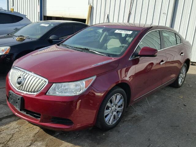 1G4GB5EG4AF277739 - 2010 BUICK LACROSSE C RED photo 9