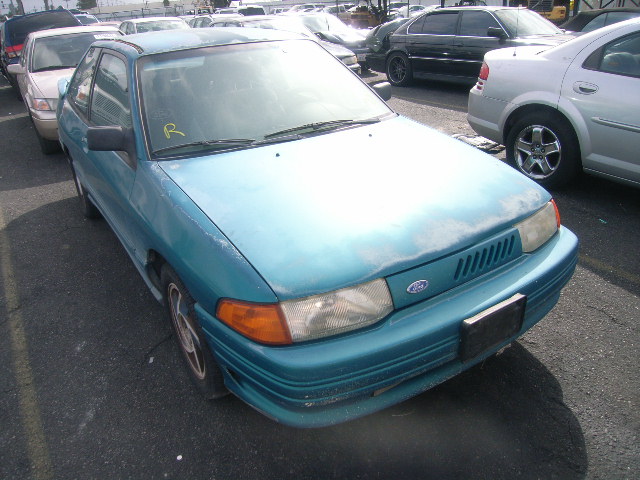 1FAPP1282NW103272 - 1992 FORD ESCORT GT TEAL photo 1