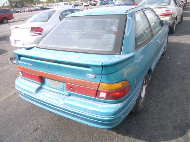 1FAPP1282NW103272 - 1992 FORD ESCORT GT TEAL photo 4