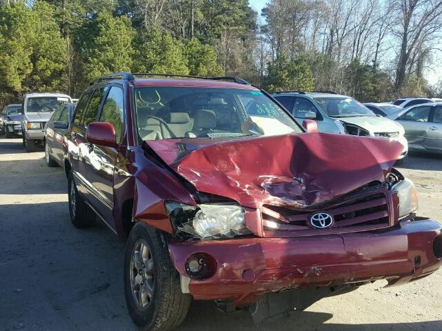 JTEDP21A970139114 - 2007 TOYOTA HIGHLANDER BURGUNDY photo 1