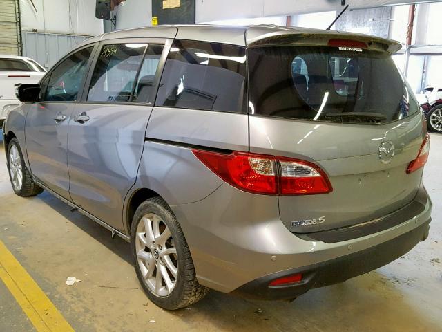 JM1CW2CL7D0156118 - 2013 MAZDA 5 GRAY photo 3