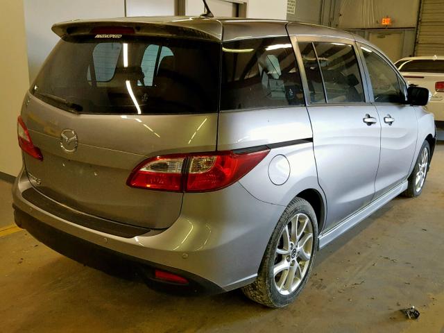 JM1CW2CL7D0156118 - 2013 MAZDA 5 GRAY photo 4