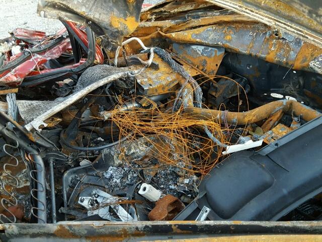 KL1TD66687B757783 - 2007 CHEVROLET AVEO BASE Czerwony zdjęcie 5