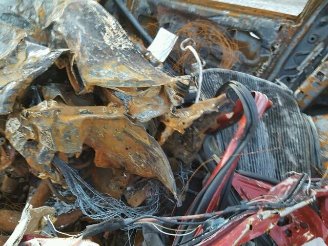 KL1TD66687B757783 - 2007 CHEVROLET AVEO BASE Czerwony zdjęcie 8