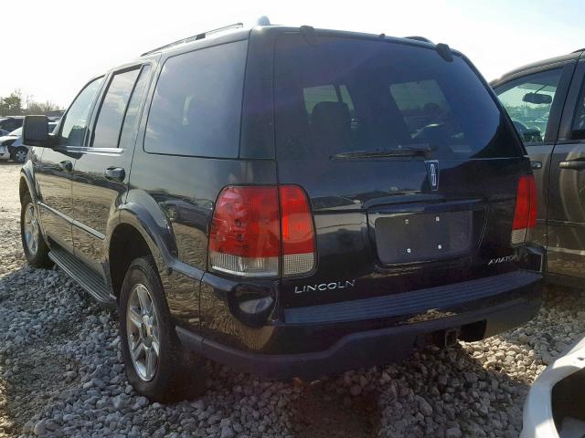 5LMEU88H75ZJ27374 - 2005 LINCOLN AVIATOR 黑色 照片 3