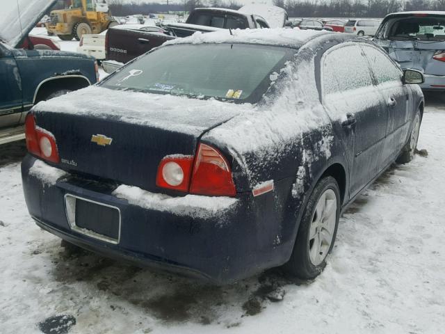1G1ZB5EB3AF298043 - 2010 CHEVROLET MALIBU LS BLUE photo 4