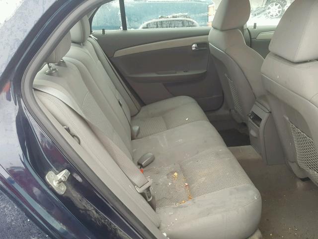 1G1ZB5EB3AF298043 - 2010 CHEVROLET MALIBU LS BLUE photo 6