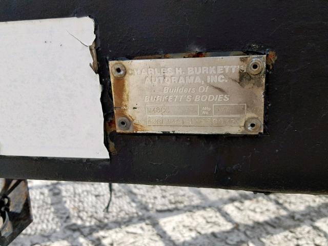 40BLT4819LMSS0077 - 1990 BURK TRAILER Qara foto 10