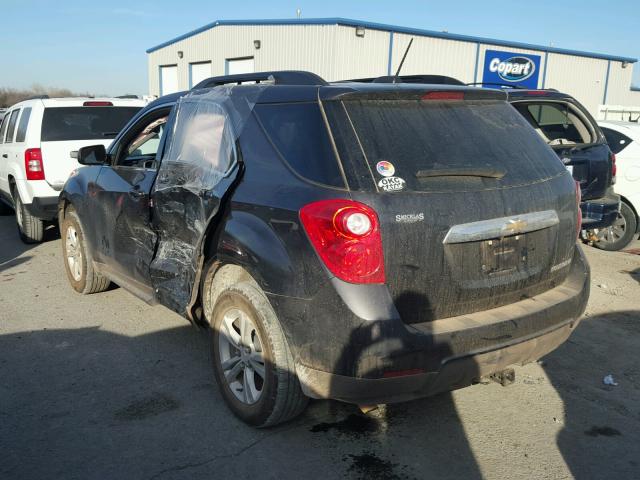 1GNALBEK8FZ131092 - 2015 CHEVROLET EQUINOX LT BLACK photo 3