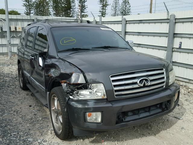 5N3AA08C74N808440 - 2004 INFINITI QX56 SILVER photo 1