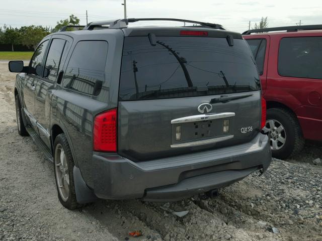 5N3AA08C74N808440 - 2004 INFINITI QX56 SILVER photo 3