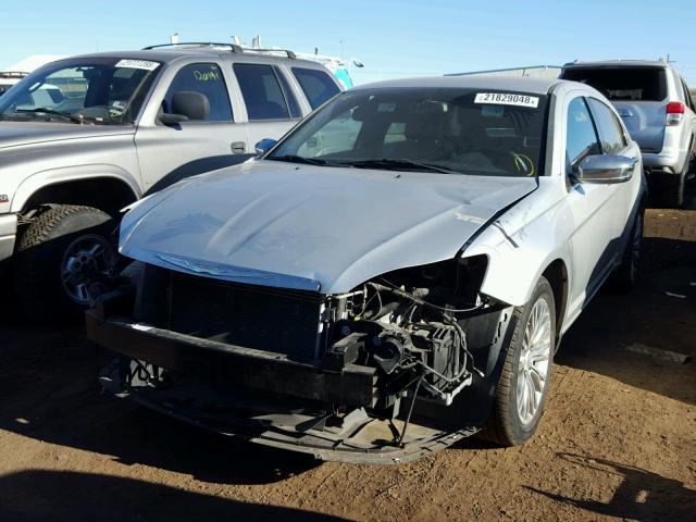 1C3CCBCB7CN304287 - 2012 CHRYSLER 200 LIMITE SILVER photo 2