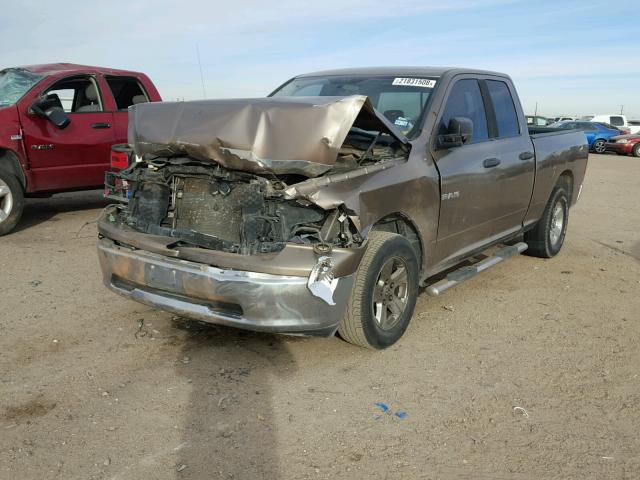 1D3HB18P29S757088 - 2009 DODGE RAM 1500 BROWN photo 2