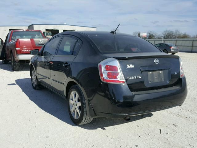 3N1AB61E38L688329 - 2008 NISSAN SENTRA 2.0 BLACK photo 3