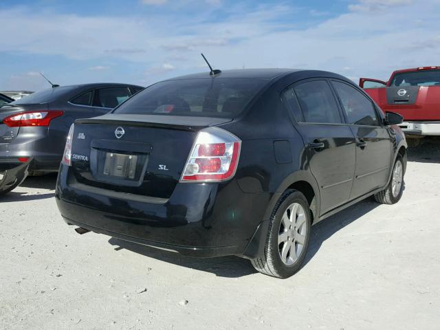 3N1AB61E38L688329 - 2008 NISSAN SENTRA 2.0 BLACK photo 4