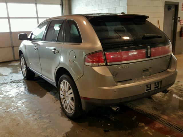 2LMDU88C98BJ10624 - 2008 LINCOLN MKX BLACK photo 3