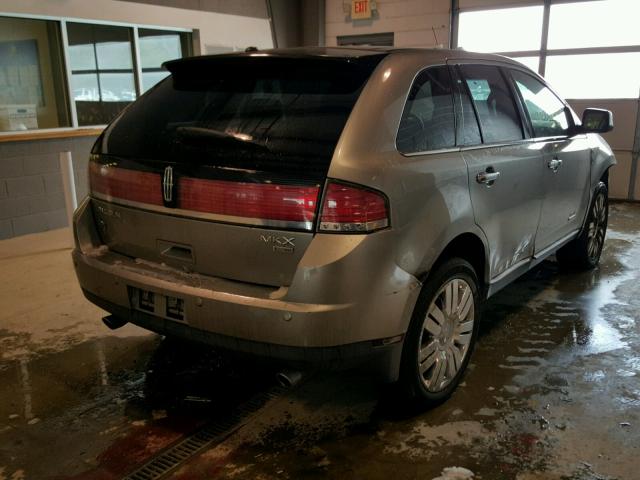 2LMDU88C98BJ10624 - 2008 LINCOLN MKX BLACK photo 4