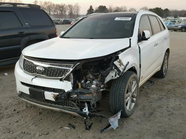 5XYKWDA7XEG452971 - 2014 KIA SORENTO SX WHITE photo 2