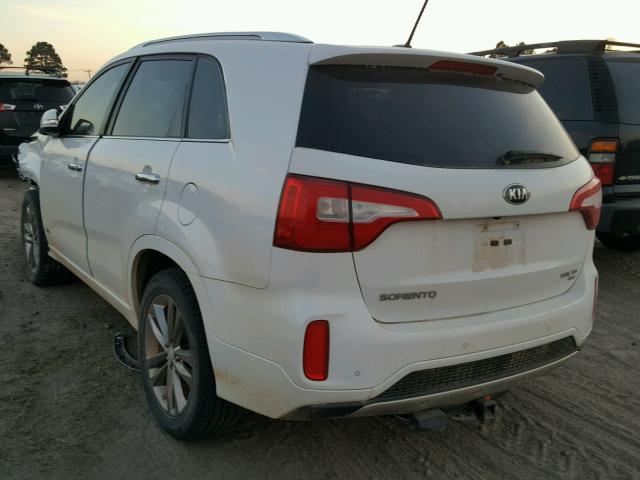 5XYKWDA7XEG452971 - 2014 KIA SORENTO SX WHITE photo 3