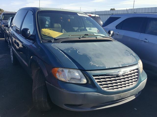 1C4GJ25B82B545209 - 2002 CHRYSLER VOYAGER TURQUOISE photo 1