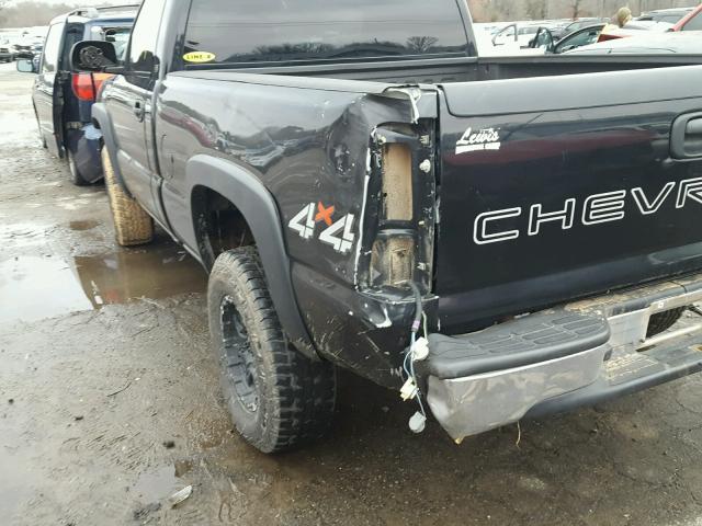 1GCEK14V02Z285759 - 2002 CHEVROLET SILVERADO BLACK photo 9