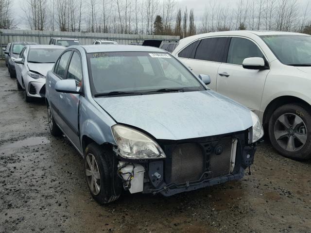 KNADE123176232890 - 2007 KIA RIO BASE BLUE photo 1