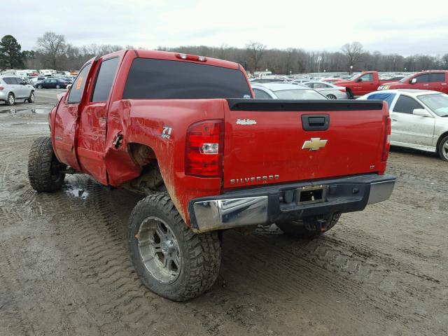 2GCEK13J981321626 - 2008 CHEVROLET SILVERADO RED photo 3